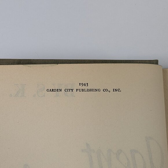 Rare Vintage Book Agent in Italy by S.K. Hardcover 1943, Printed in USA - Picture 10 of 12